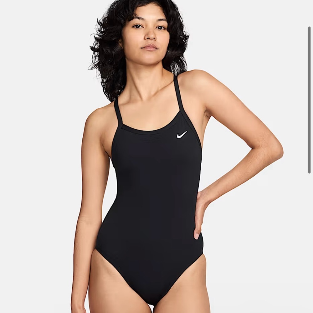 Nike Women's Black One-Piece Swimsuit